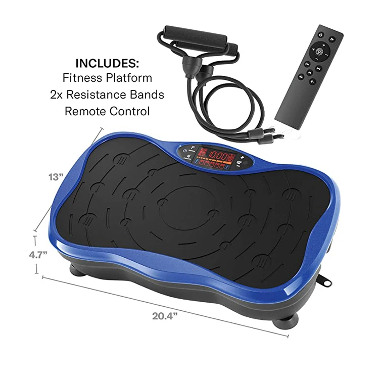 New Crazy Fit Ultrathin Body Slimmer Vertical Direction Oscillating Platform Portable Massage Vibration Plate Machine