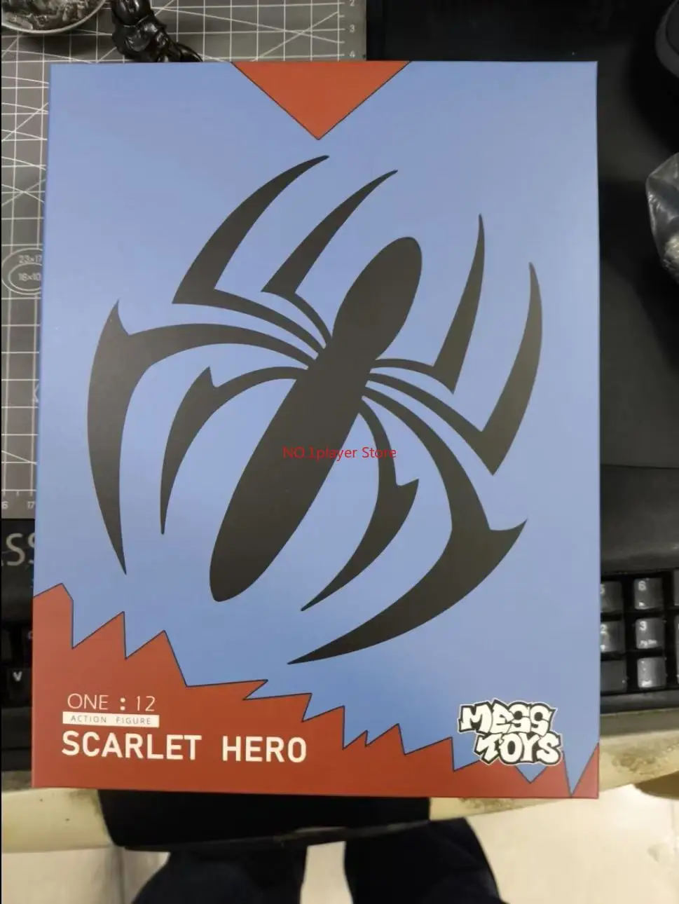 

In Stock MESS TOYS Scarlet Hero Scarlet Spider-Man Battle Damaged Cloth Movable Figure Model Collection Gift