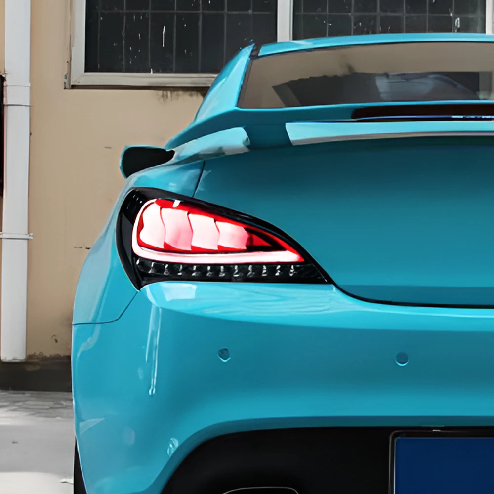 

Автомобильные задние фонари в сборе для Hyundai Rohens Coupe 2009-2013, светодиодные автоматические задние фонари, обновленные мигающие сигнальные фонари, аксессуары