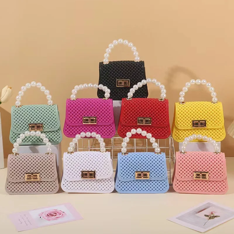 

Fashion Kids PVC Crossbody Bags Girls Shoulder Bags Children Mini Coin Purses Jelly Bag Kids Handbag Gifts