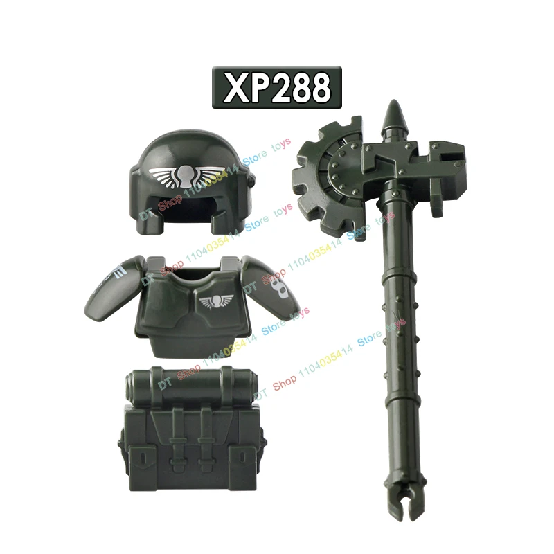 Imperial Defense Soldier Commander Engineer Game Serie Perimeter Building Blocks Assemble Educational Toys for Children KT1037