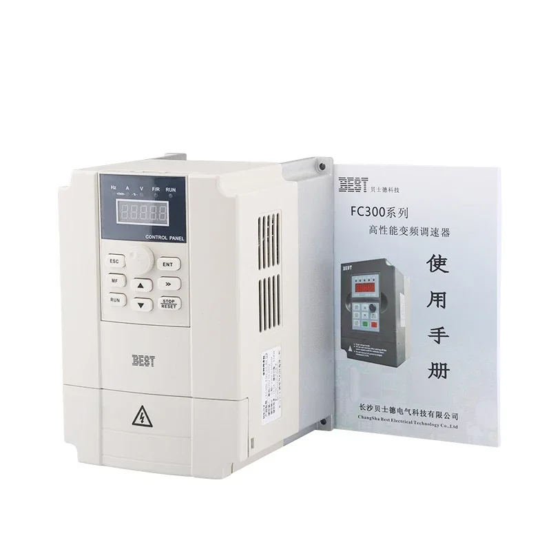 

BEST Inverter VFD 4.0KW Variable Frequency Drive 220V/380V 1000Hz Three-Phase Output Inverter For Spindle Motor Speed Regulation