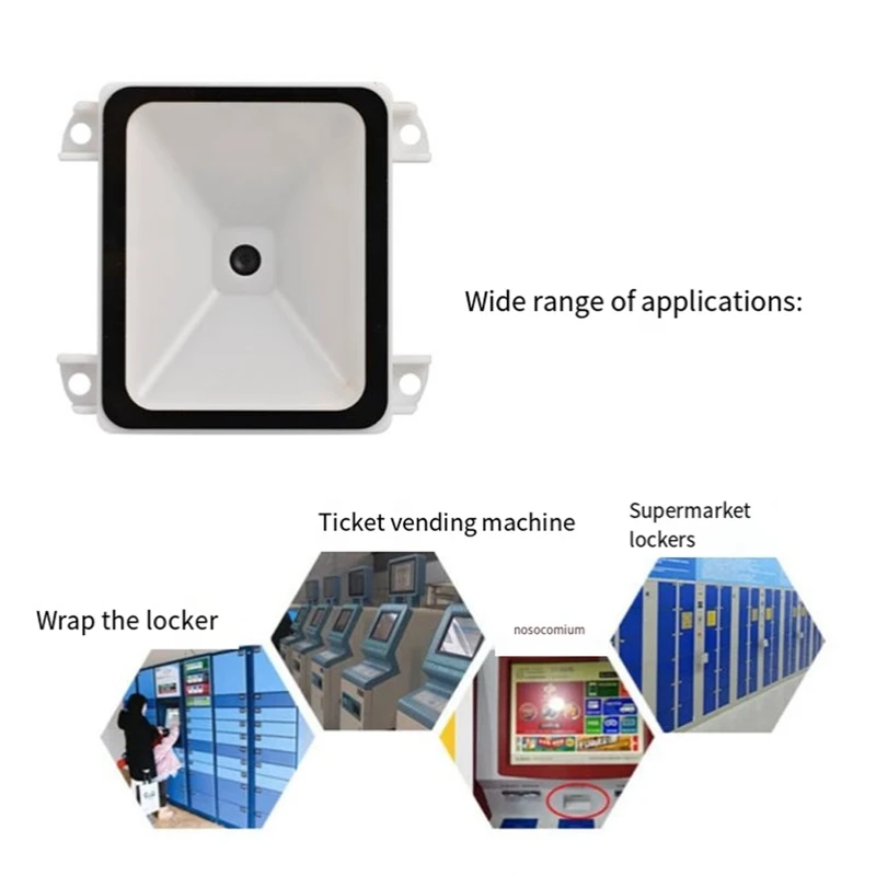 Embedded 2D Barcode Scanner USB QR Barcode Reader RS232 TTL Interface Kiosk Small Fixed Installation Barcode Printer Easy To Use