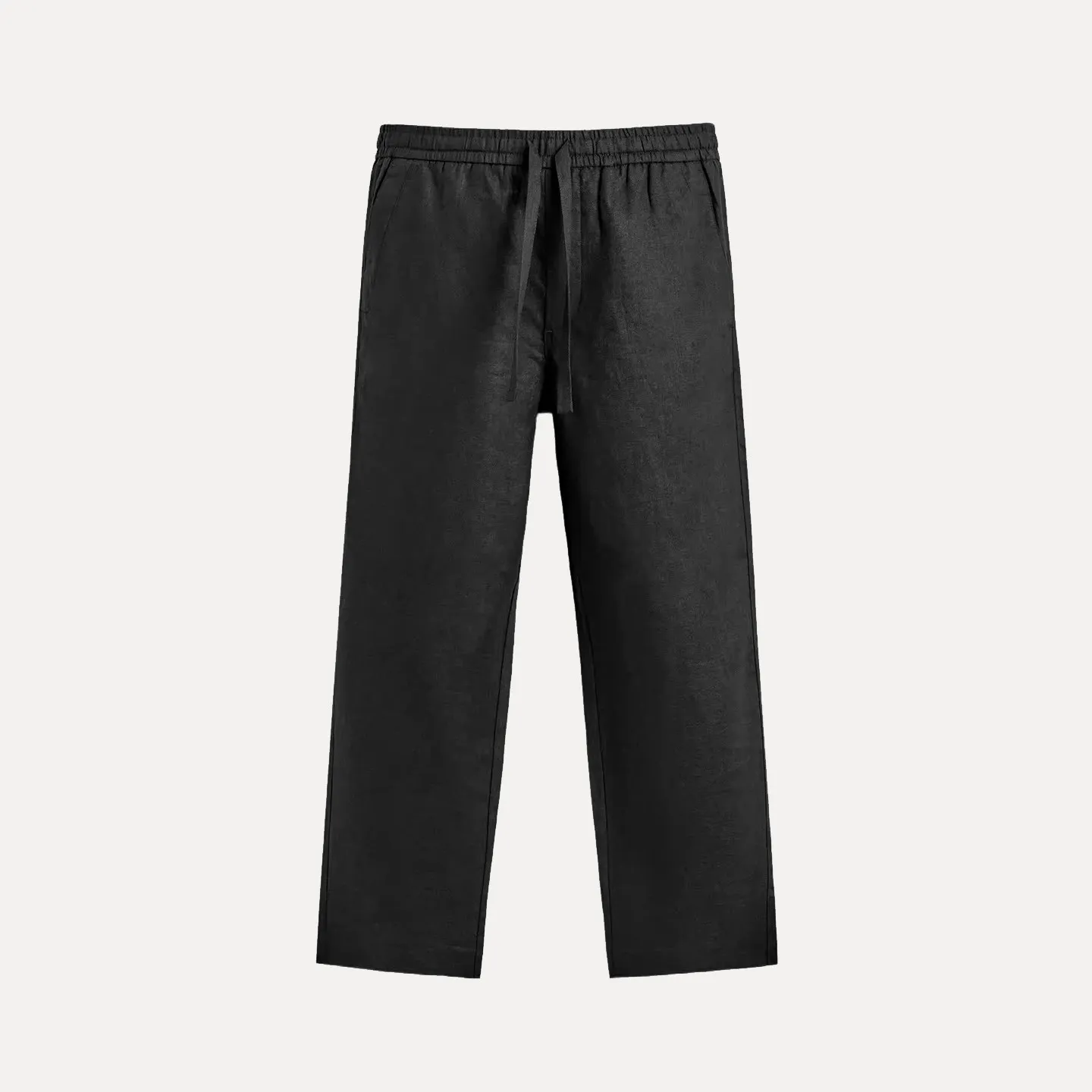 

2025 Winter New Men's Faion Casual Pants Multi-Color Loose Elastic Waist Cool Feeling Comfortable Straight Leg Trousers