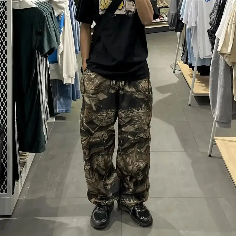 

Мужские спортивные камуфляжные прямые повседневные брюки длиной пять четвертей, осенний сезон, модные мужские джинсовые джинсы