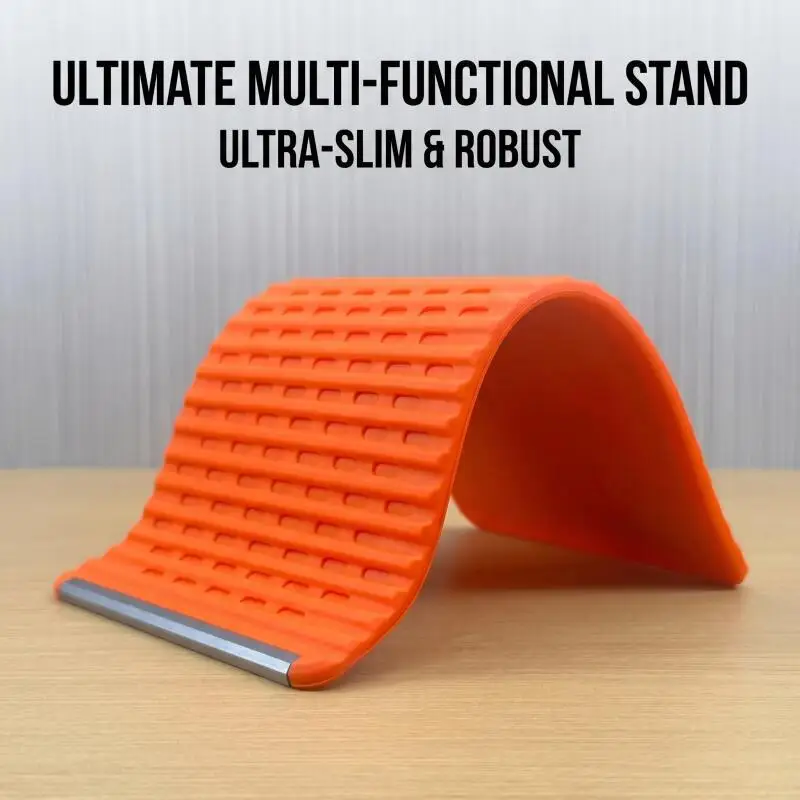 Creative Foldable Phone Stand - Flexible Transformable Desk Tablet Laptop Holder Travel Accessory