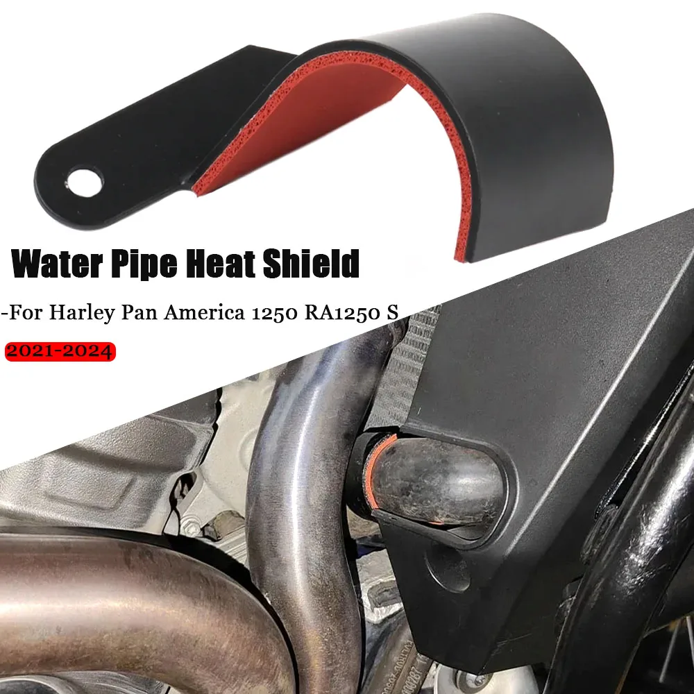 New Motorcycle Accessories Black Water Pipe Heat Shield Cover Guard Kits For Harley Pan America 1250 RA1250 S 2021-2024