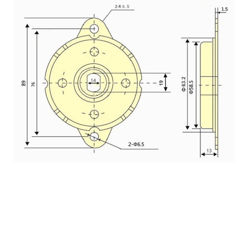 Amortecedor do amortecedor do assento 2.0nm único amortecedor giratório da dobradiça do sentido dobro