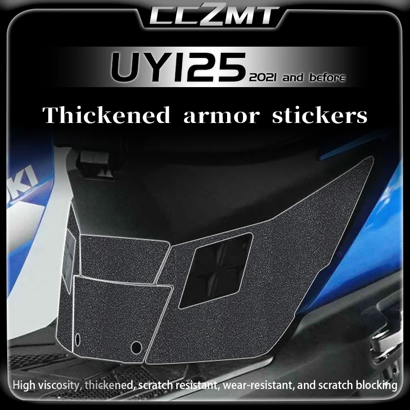 For SUZUKI UY125 2021 and before thickened armor sticker protection foot pad anti wear and waterproof sticker film accessories