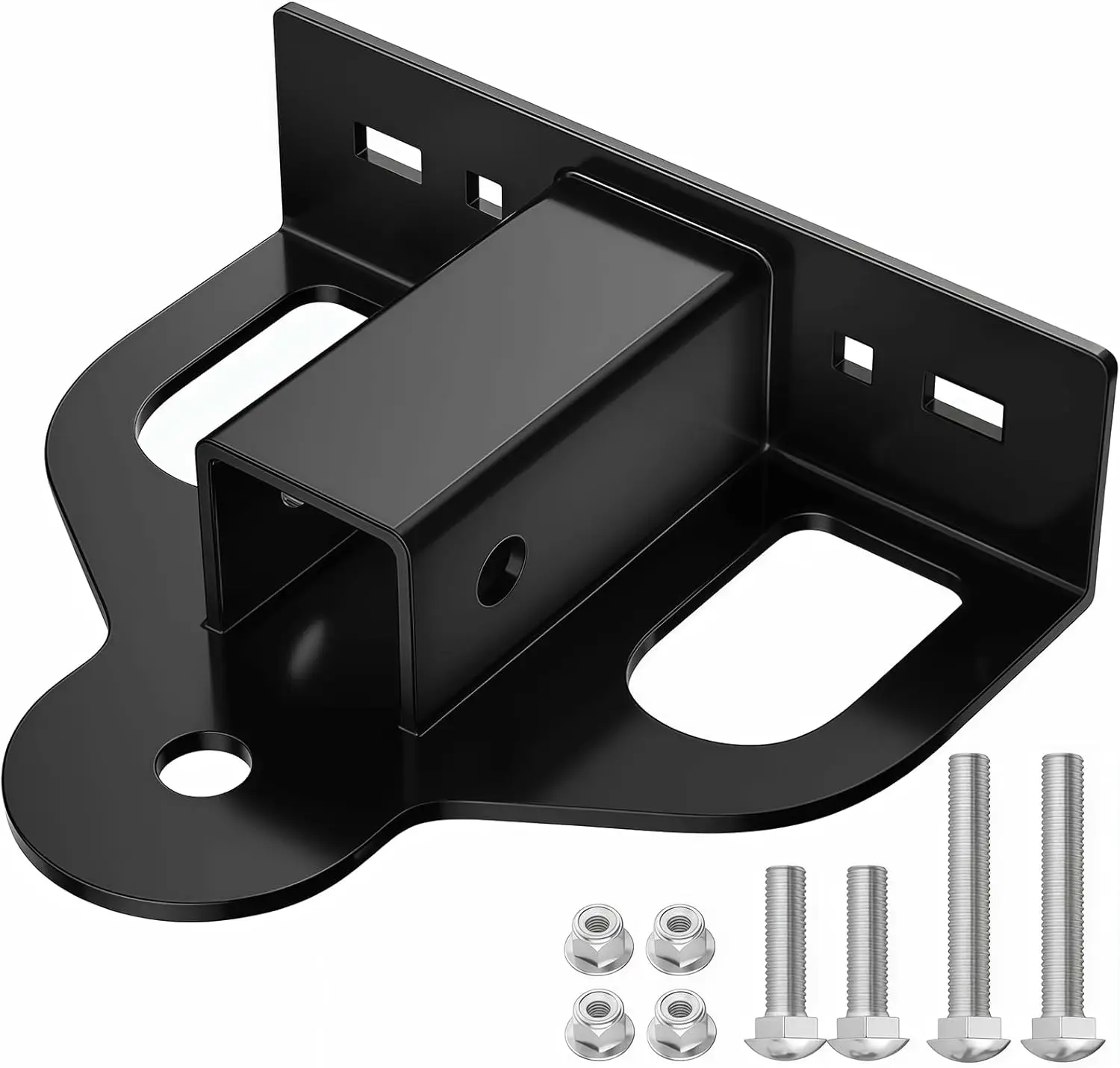 

Lawn Mower Tow Hitch Kit 1-1/4' Receiver, Heavy-Duty Steel for Riding Mowers, Tractors, Golf Carts, ATVs