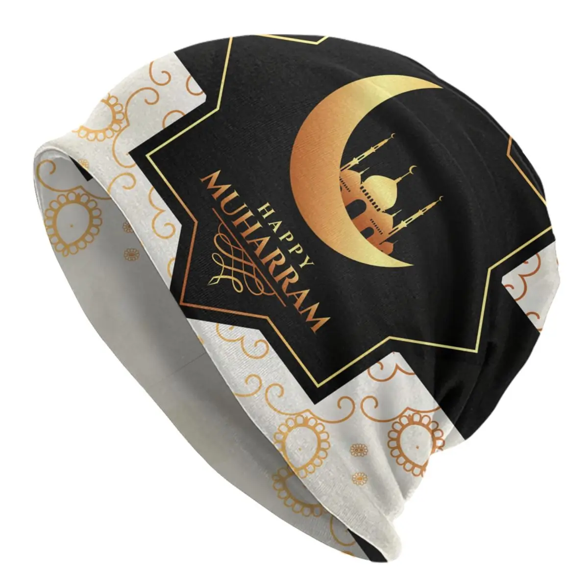 

Мусульманские шапочки Eid Mubarak облегающие шапки крутая зимняя теплая женская мужская вязаная шапка взрослая унисекс мусульманская Рамадан капор шляпы