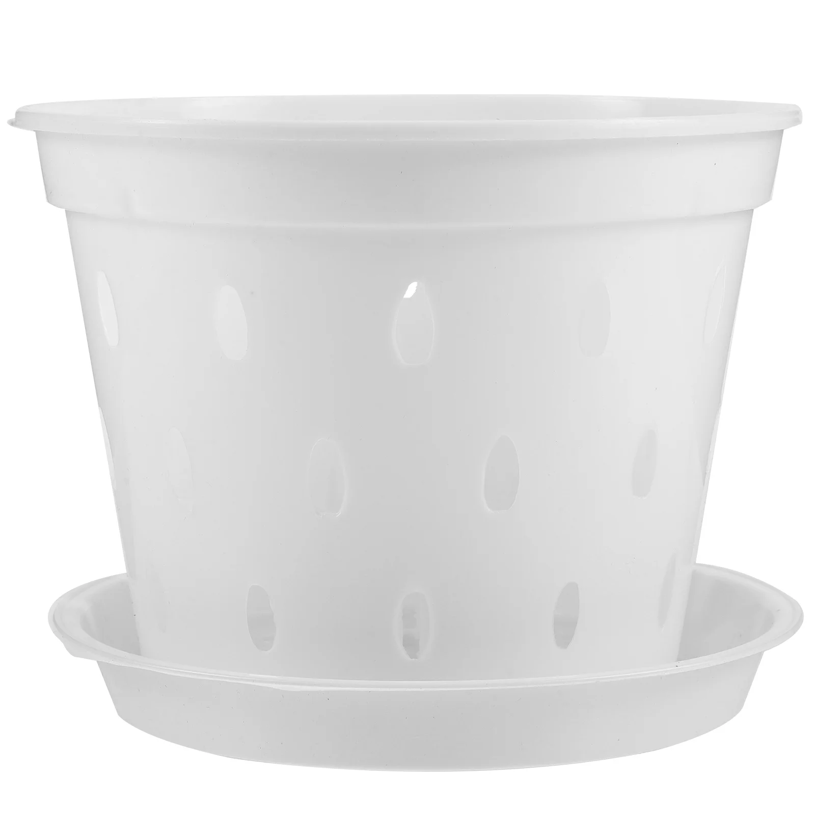 

5Sets Transparent Orchid Pots Plastic Drainage Holes Breathable Indoor Outdoor Gardening Slotted Plant Containers