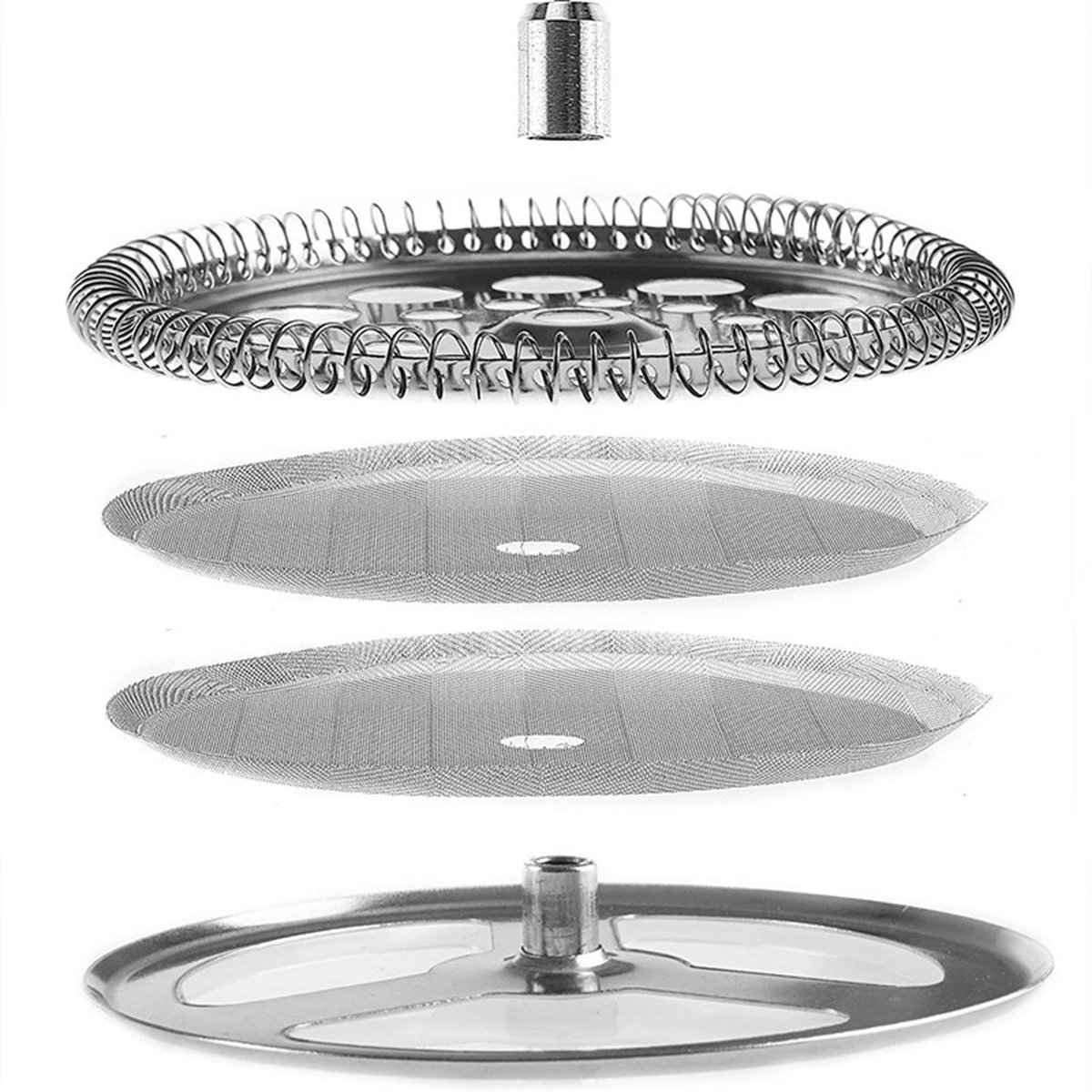 For French Press Kettle Squeezing Cup Kettle Filter Mesh Set For French Press Filters Mesh Filters Spiral Plate Cross Plate Kit