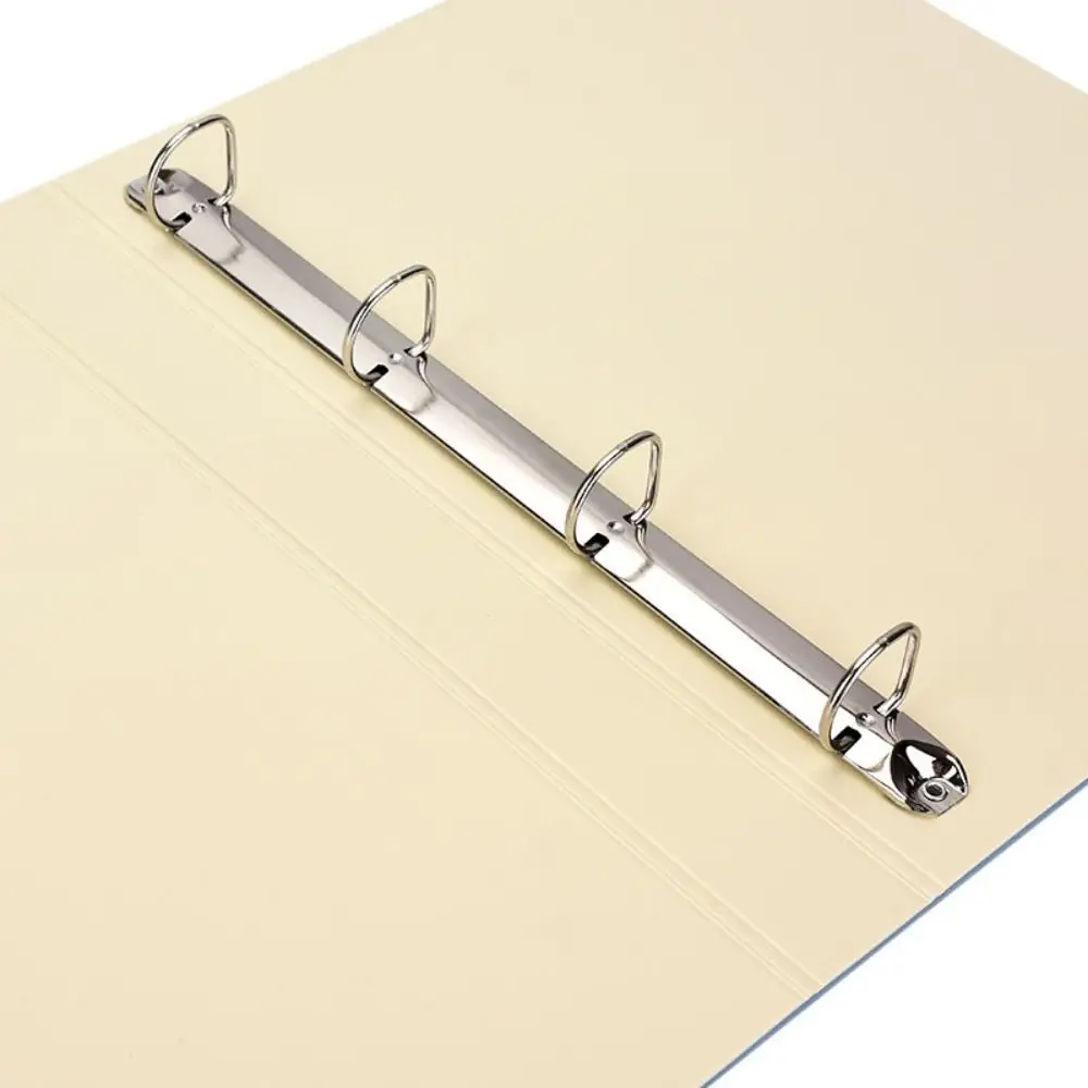 New PP A4 File Folders Waterproof D-Shaped Binder Display Book 4 Hole Ring Binder Folder Stationery