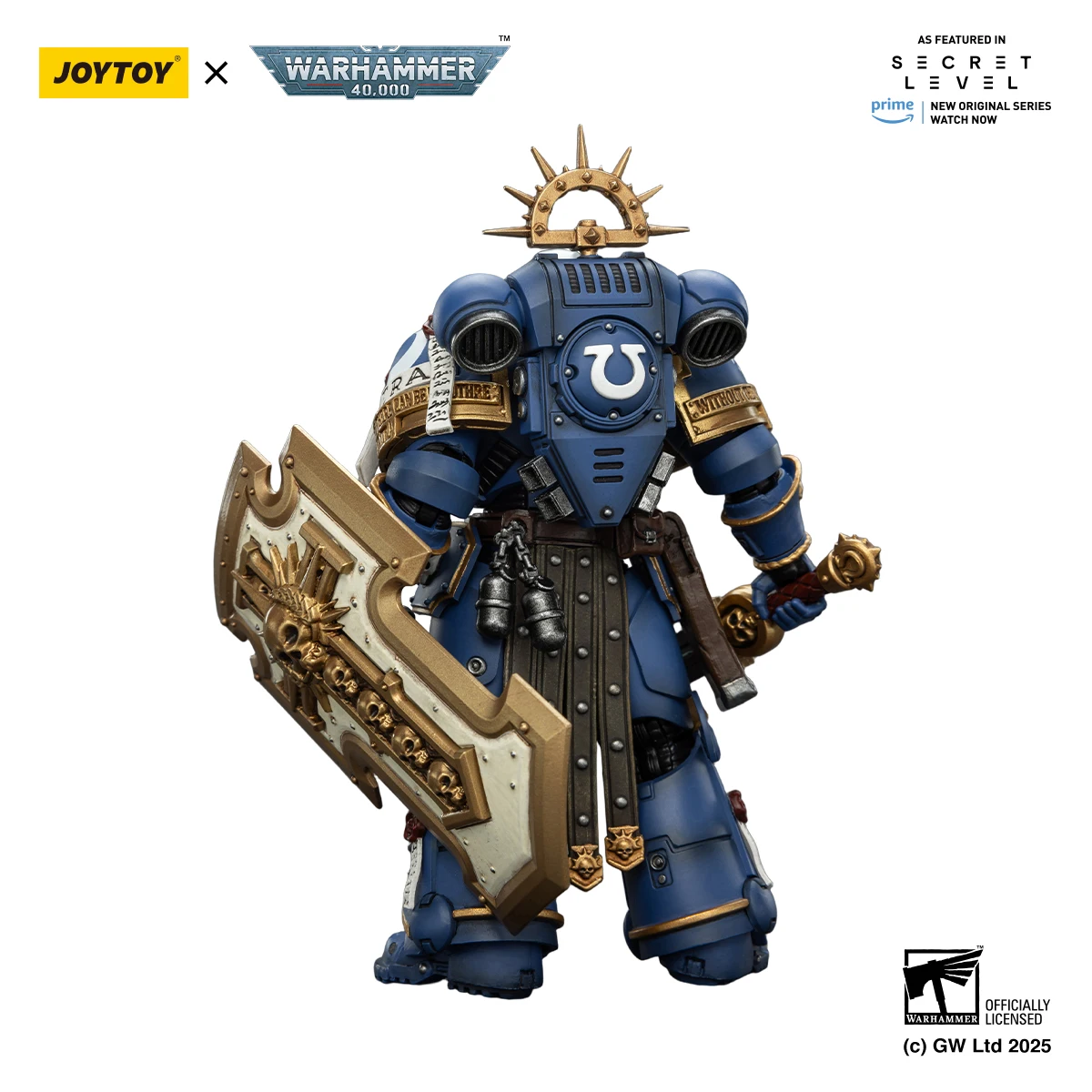 

【MT】24 Hours Delivery JOYTOY Warhammer 40K Ultramarines Torvald with Power Sword Stormshield and Bolt Pistol 1/18 Action Figure