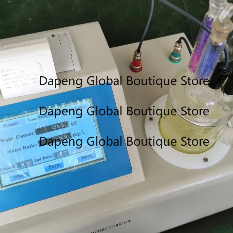 Automatic Lab Equipment Titrator Oil Mic-ro Moisture Meter for Transformer Oil Water Content Testing