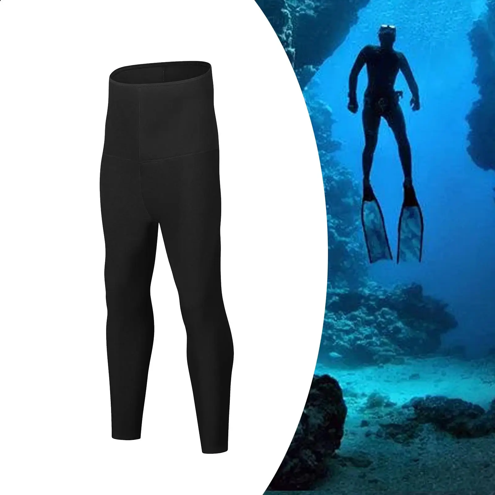 

Wetsuit Pants Men Sun Protection Adults Long Pants Scuba Diving Suit for Surfing Snorkeling Freediving Underwater Watersports