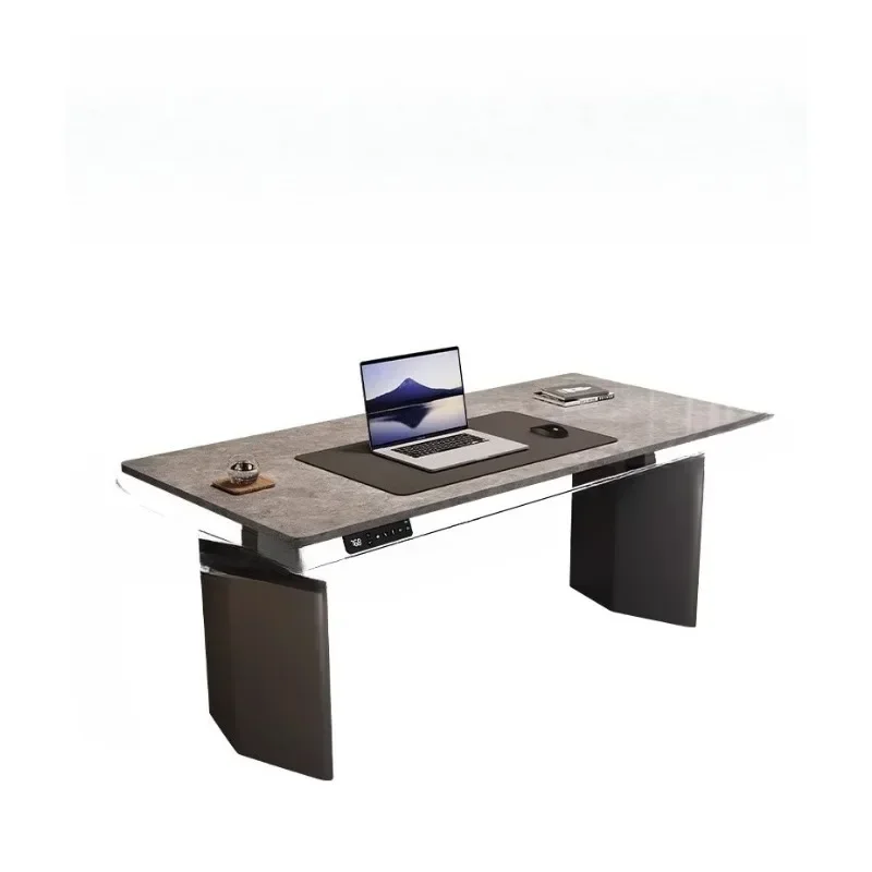 

Slate Electric Lifting Table Household Computer Desk Lifting Desk Workbench Smart Desk Boss Table