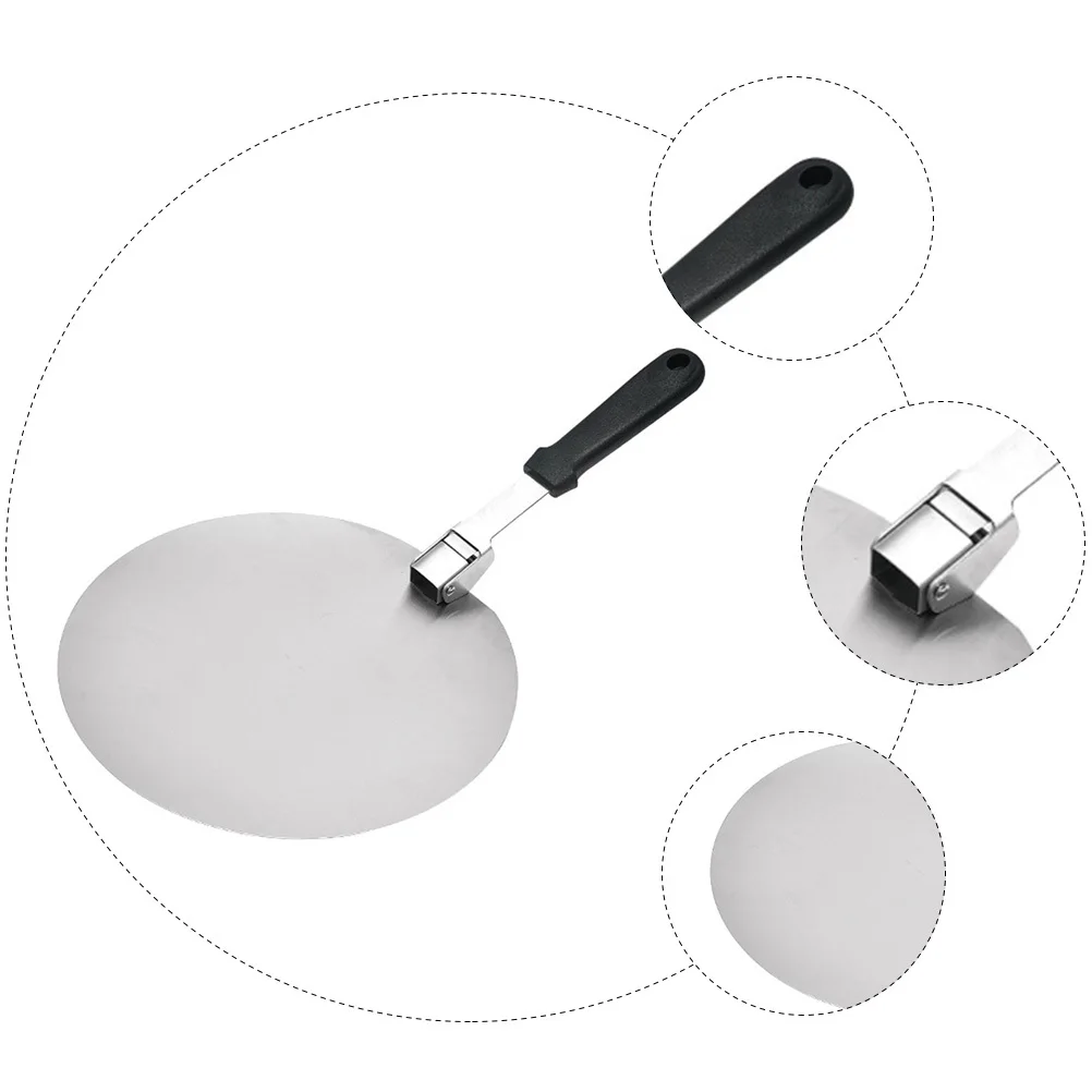 

1Pcs Stainless Steel Pizza Shovel Baking Tool Easy Transfer Cakes Pies Quiches Strong Practical Kitchen Utensil