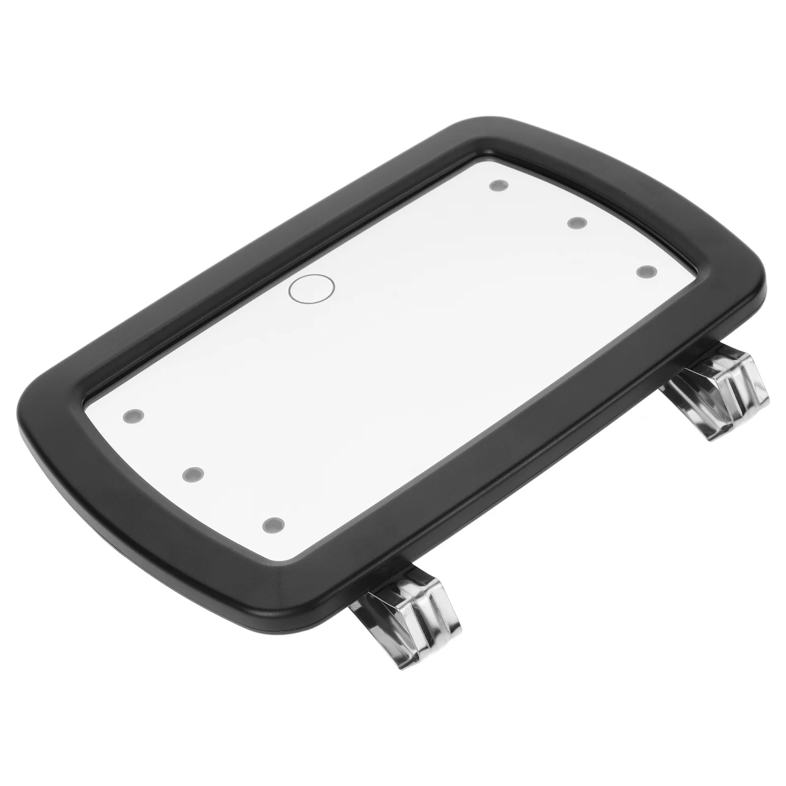 مشبك مرآة حاجب السيارة LED مع مفتاح لمس، مرآة عالية الوضوح لواقي الشمس، شاحنة السيارة المحمولة #3