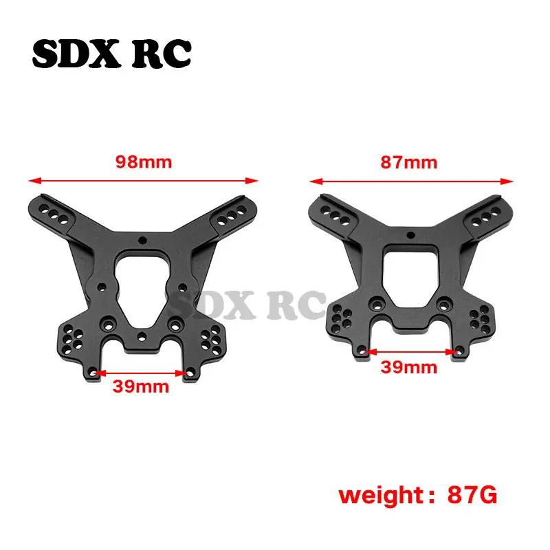 2pcs Metal Front and Rear Shock Tower TKR5428 TKR5429 TKR5401 MT410 for TEKNO ET48.3 RC Car Upgrade Parts Accessories