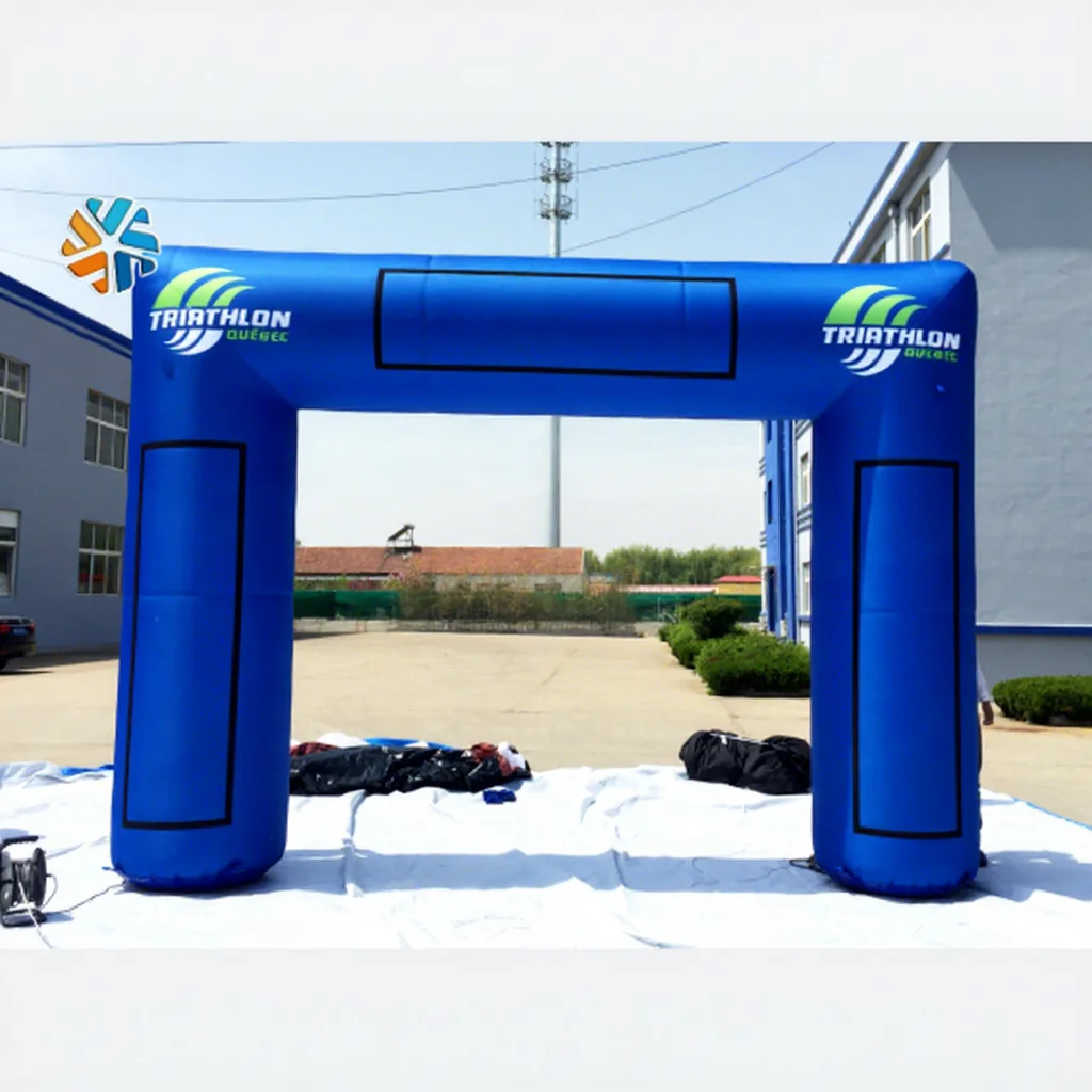 Custom Cheap Inflatable Rectangle Arch Can Attach Removable Banner for Sale Advertising