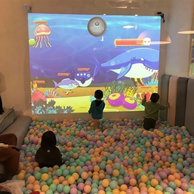 YYHC- Ball Interactive Projector Indoor Interactive Wall Projection Amusement for Kids