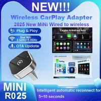 Nuevo CarPlay inalámbrico AI Mini Android Car Box Auto-Connect Compatible con 99% de los modelos de vehículos adaptador CarPlay inalámbrico