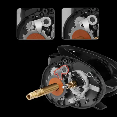 TAKUMA MONSTER Kastrulle 6.4:1 265g 11+1 Max motstånd 13kg 7075 Aluminiumlegering Fiskerulle För Sjövatten Sötvatten 12 best sales Okuma-rulle - №9