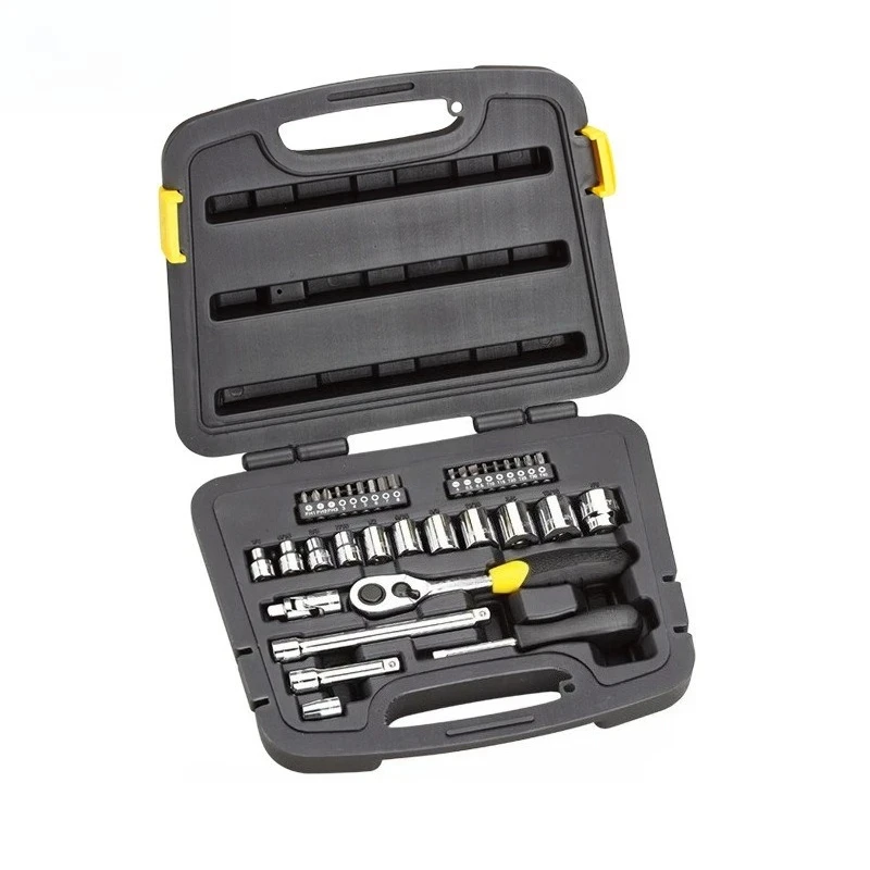 

Tool set 35-piece set, imperial 3/8 socket wrench auto repair set 94-692-22