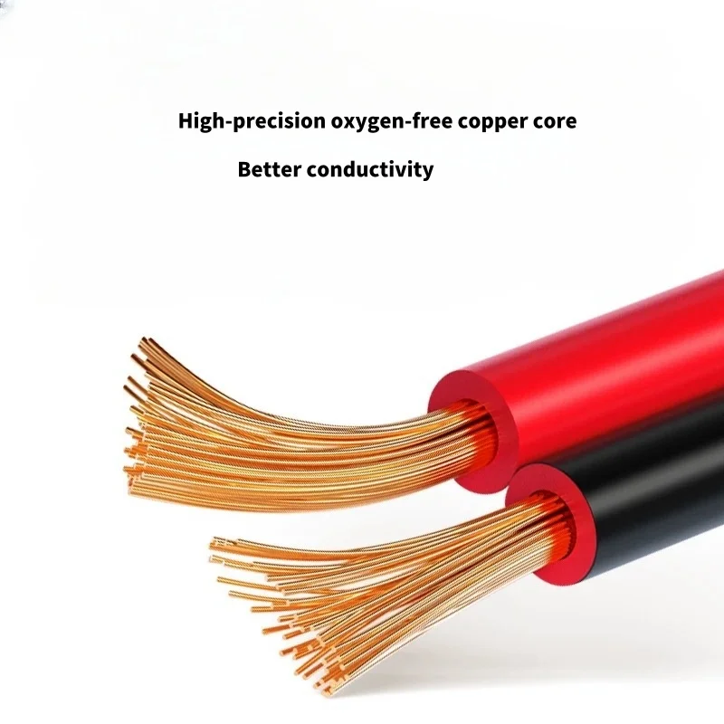 5/10M RVB Red Black 2 Pins Electrical Wire 12 14 16 18 20 22 AWG PVC Insulated Bare Copper  Power Lines LED Cables