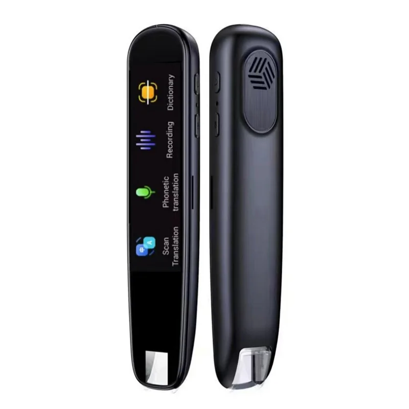 A45U Vioce Translator Pen Intelligent Scanning Pen 112 Language Offline Translation Pen Dictionary Pen Fortravel Business Black