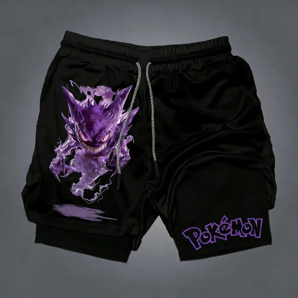 shorts-esportivos-dupla-camada-respiraveis-de-secagem-rapida-com-estampa-anime-harajuku-y2k-hip-hop-pokemon-gengar-oversized-verao-2026