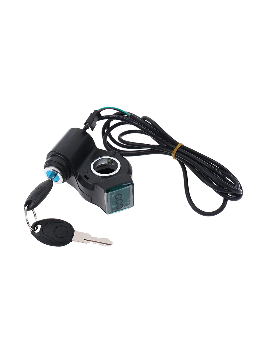 AliExpress NONE Electric Bicycle Thumb Throttle with Voltage Display & Key Lock, E-Bike Power Control Switch for Scooter[YY][YY9]