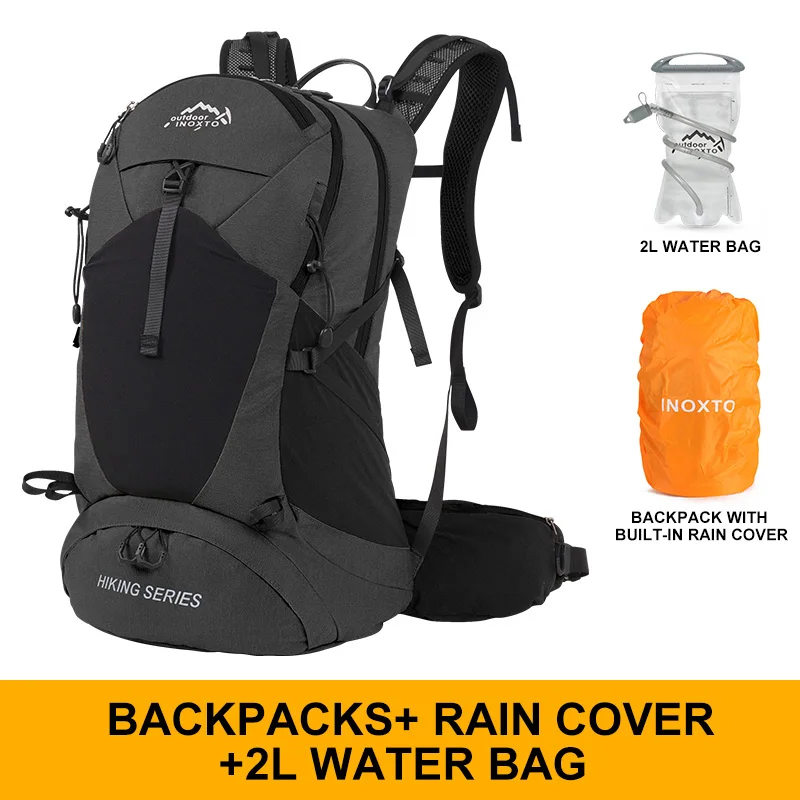 Mochila de Montañismo de 35 Litros, Bolsa Deportiva Impermeable para Hombres y Mujeres, para Campamento, Senderismo y Lluvia