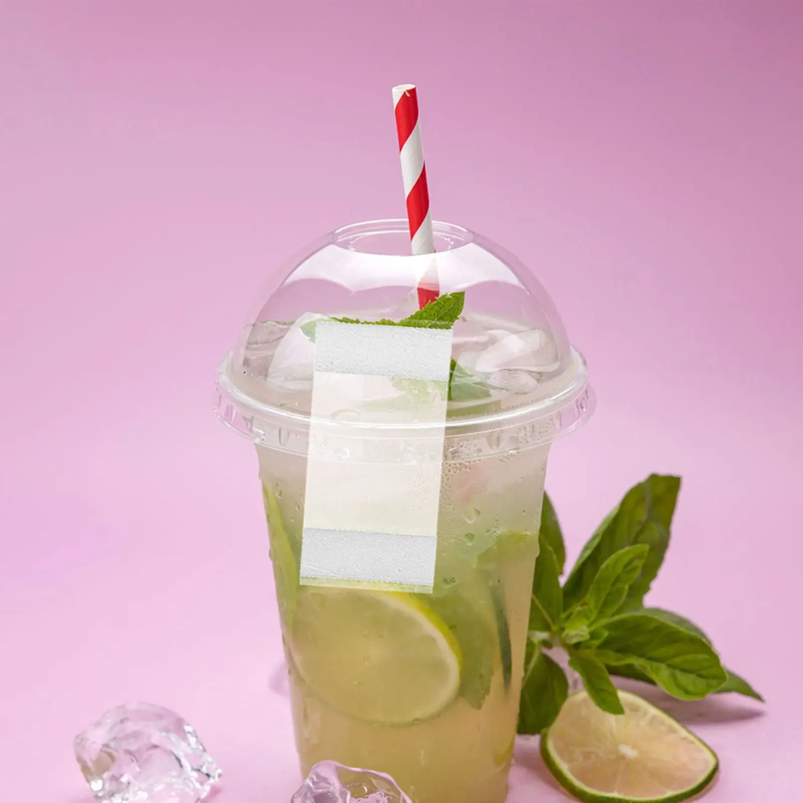 2 Rolls Clear Adhesive Sealing Sticker for Drinking Cups Leak Proof Beverage Cup Seal Transparent Tamper Evident Sticker Opp - view 6