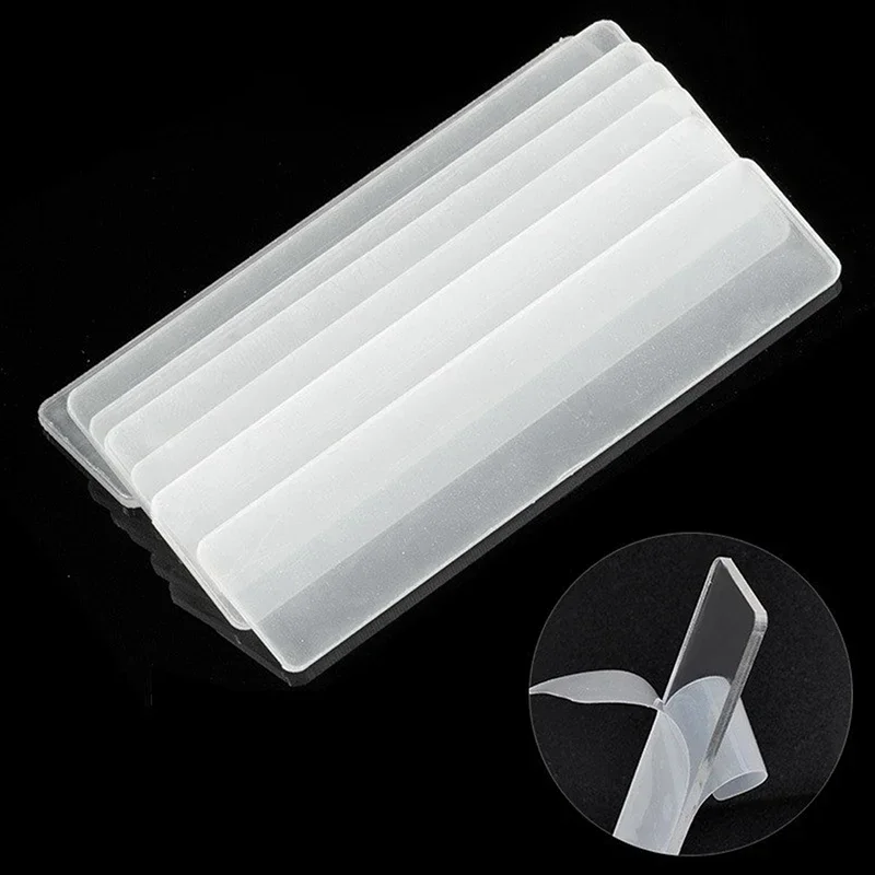 10/20Pcs Clear Acrylic Rectangle Strips For Applying Microblading Anesthesia Cream Applicator Strips Accessory Supplies