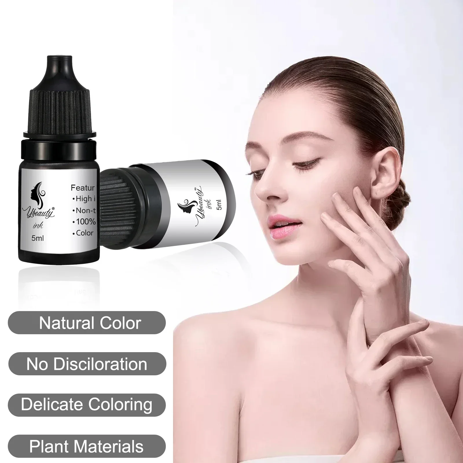 5ml Top Tattoo Microblading Paint Ink Pigment For Semi Permanent Body Art Eyebrows Eyeliner Lips Tint Makeup Supplies