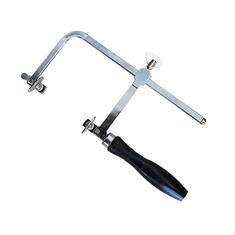 Multipurpose Adjustable Hacksaw Ergonomic Handle With Steel Blade For Precise Cutting Tasks Craftsmen Metal Work L4MF