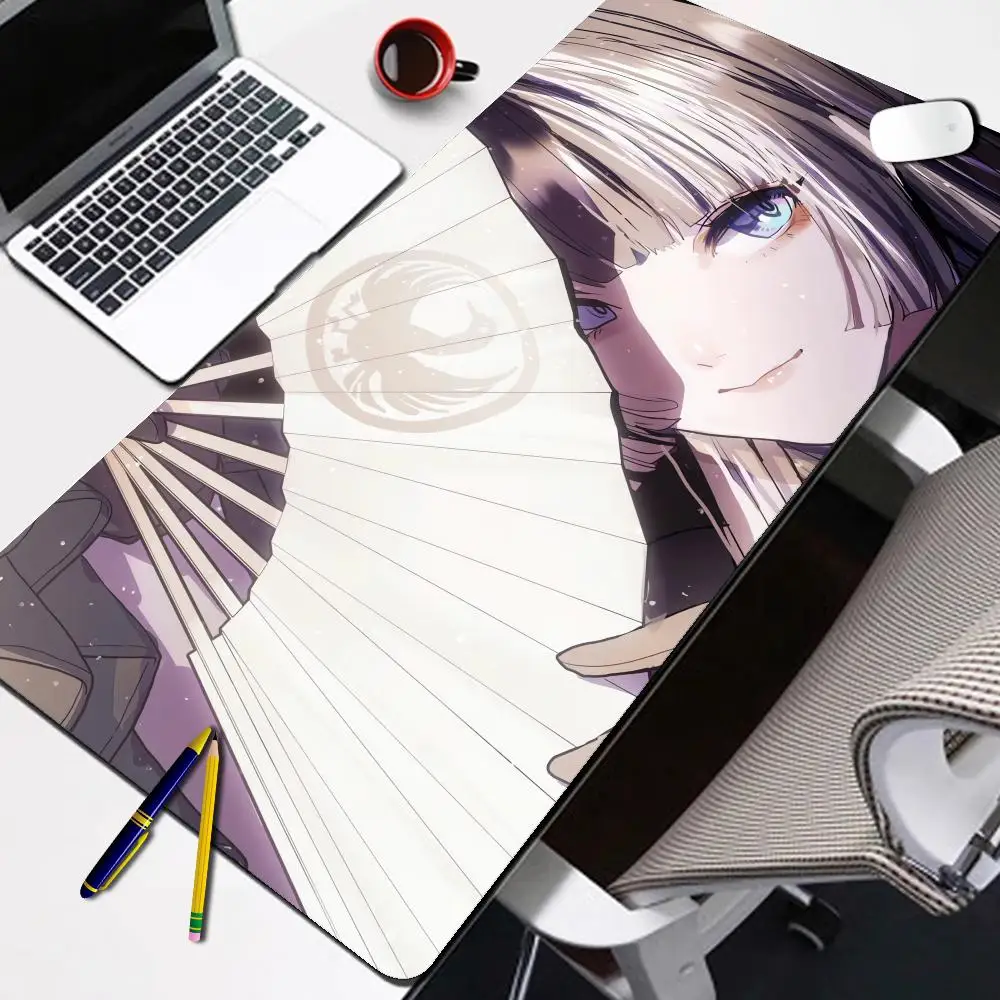 

Virtual Idol Rubber Mouse Mat Vtuber Juufuutei Raden Anime Large HD Priting PlayMat Office Game Creative Desk Gaming Mat