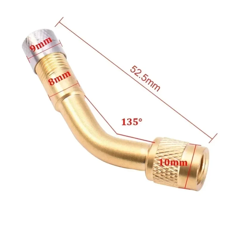 1/2/3pcs 45 90 135 Degree Angle Bent Valve Adaptor Tyre Tube Valve Extension Adapter for Motorcycle Truck Car Moto Bike