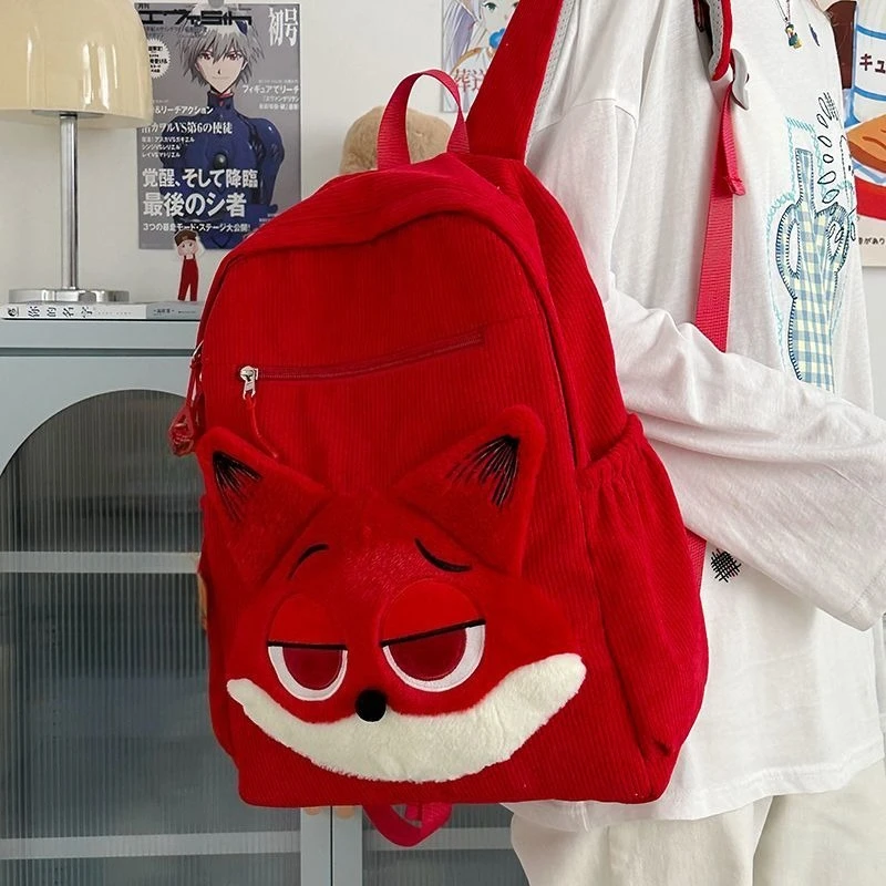 

Disney Zootopia Merchandise Nick Cartoon Cute Student Backpack Creative Kawaii Unisex Laptop Storage Travel Bag Gift wholesale