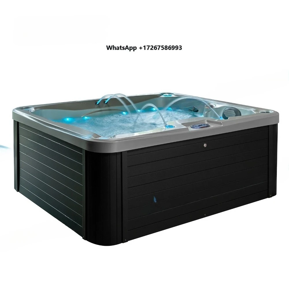 JOYEE Popular Outdoor or Indoor Balcony 4 Persons Jazzy Pool Spa Hydro Massage Spa Pool