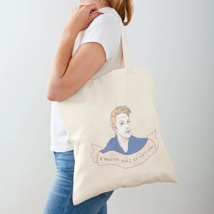 

I wanna make it wit chu Premium Tote Bag reusable grocery bags shopper bag women Handbags women