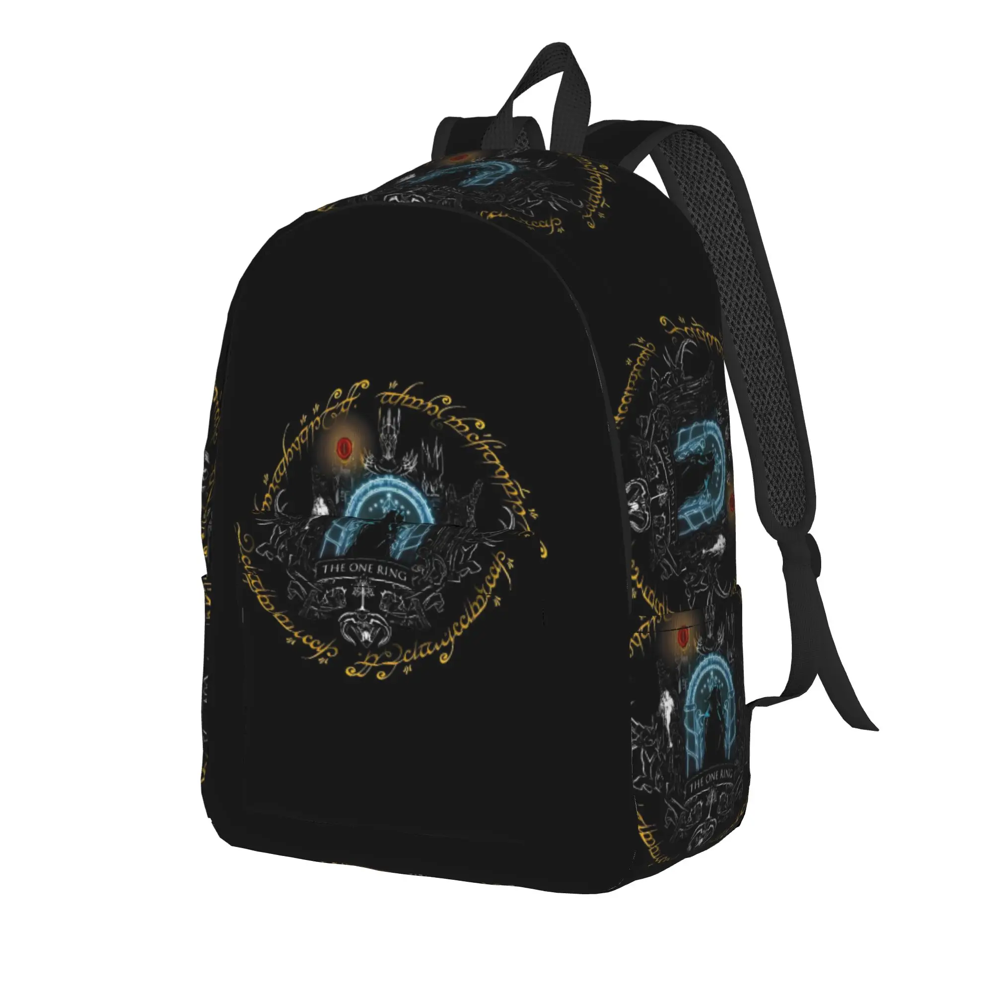 L-Lords Of The R-Rings Middle Earth Backpack  College Backpacks Boy High Quality Big School Bags Cute Rucksack