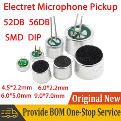 10pcs MIC 52DB 56DB Condenser Electret Microphone Pickup Capactive 6x5mm 9x7mm 4.5x2.2mm 6x2.2mm MP3 Accessories 6*5 9*7 6*2.2