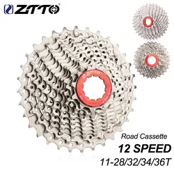 ZTTO Road Bike 12 Speed Freewheel 11-32T Bicycle Flywheel 12S 28T 12 Speed 11-34T 11-36T 12 Speed HG Cassette Sprocket 12V K7