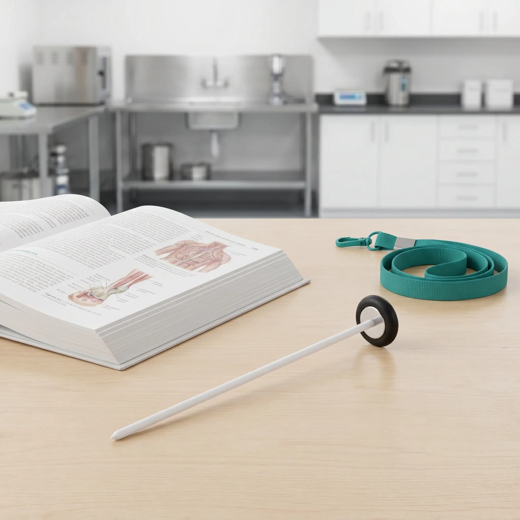 Portable Plastic Round Reflex Hammer Neurological Examination Multi-Purpose Diagnostic Testing Hammer Clinic Percussion
