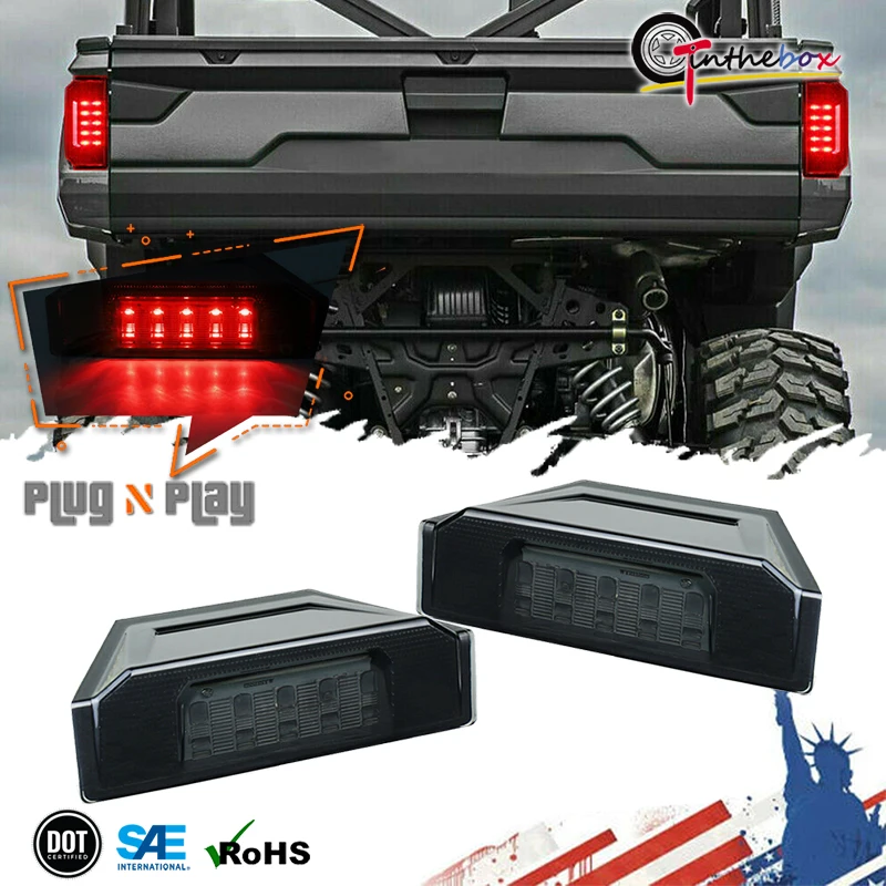 

LED Tail Light for Polaris Ranger General CREW 570 900 1000 PRO XD XP 4P 2013 - 2019 UTV ATV Brake Lamp Rear Taillight