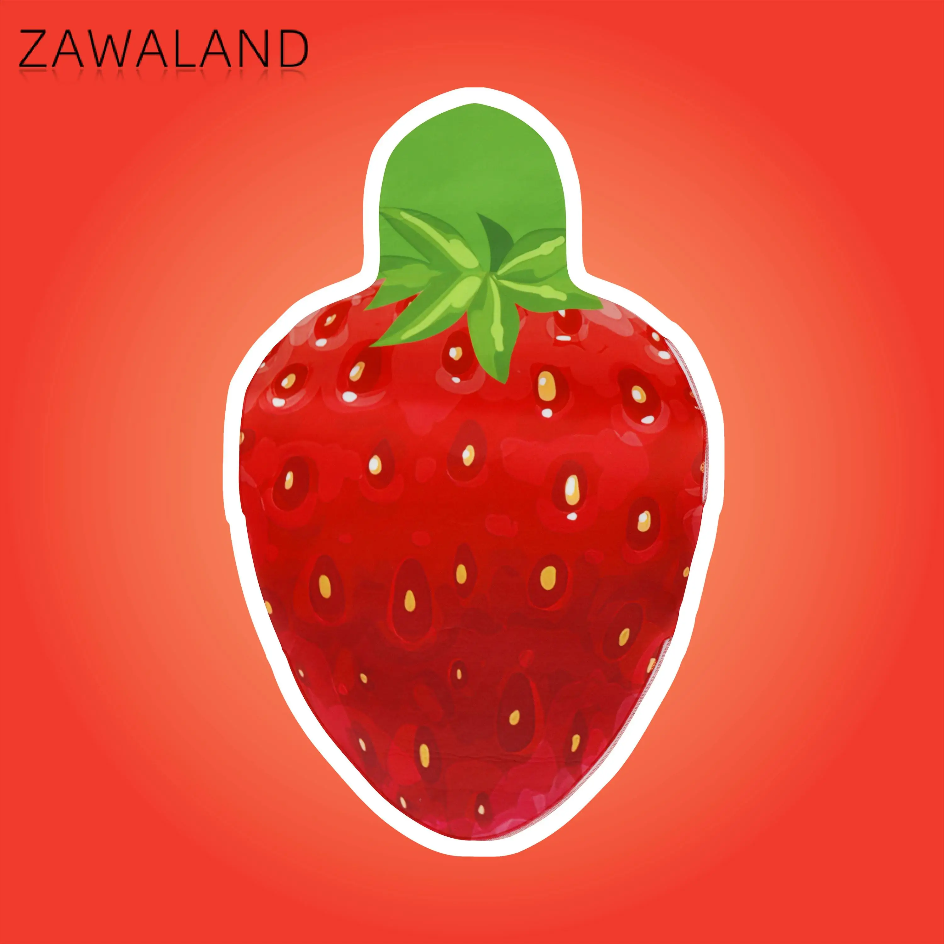 Zawaland Red Cosplay Costume Funny Holiday Party Suit Strawberry Onesie Print Woman Jumpsuit Carnival Disguisement Clothes